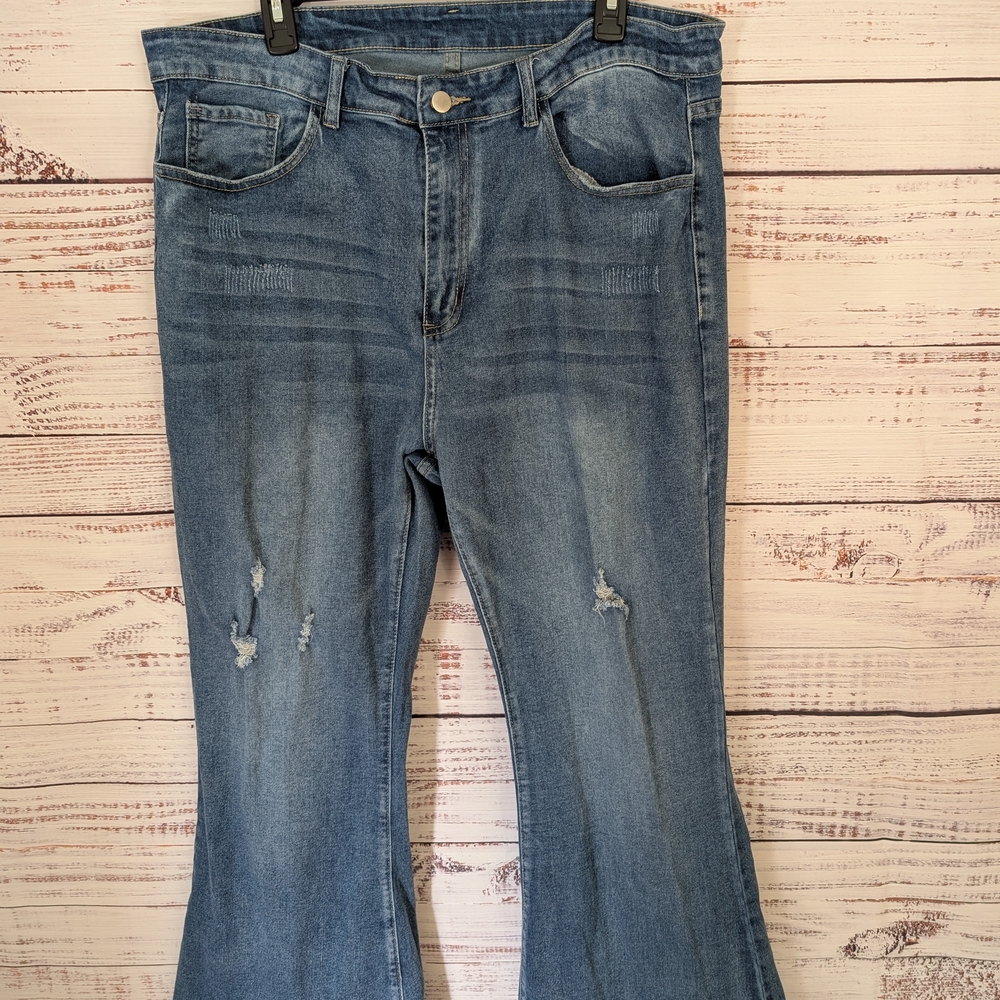 Classic Blue Flared Women's Jeans